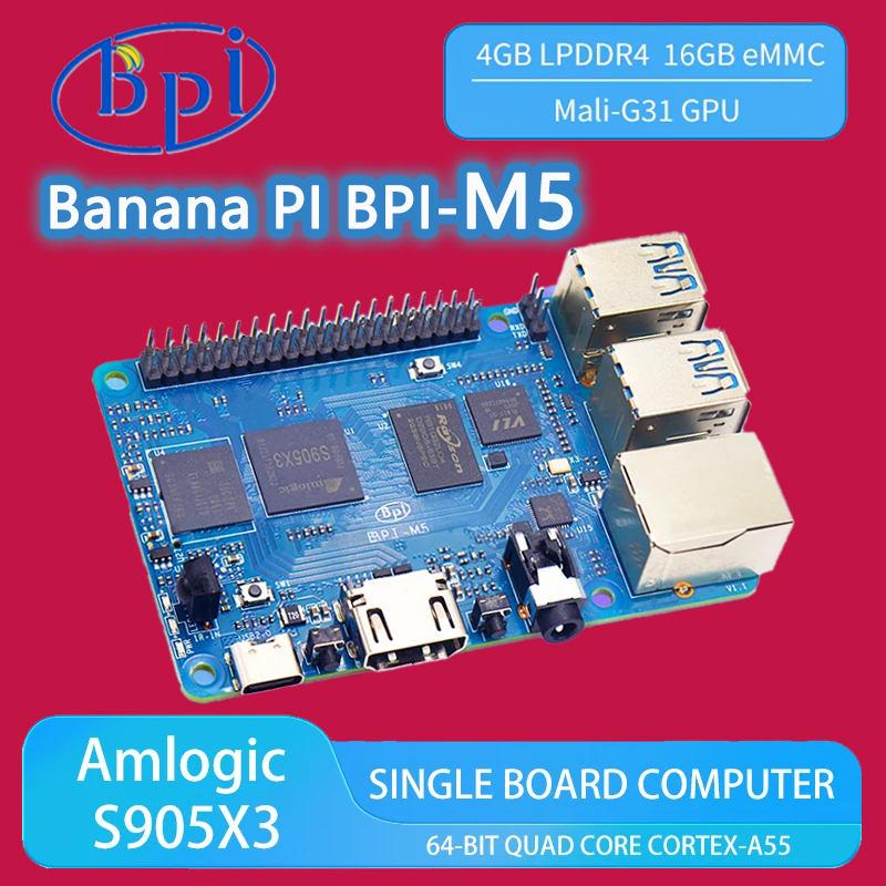 Banana PI BPI-M5 Amlogic S905X - Banana Pi Bpi-M5 review and price