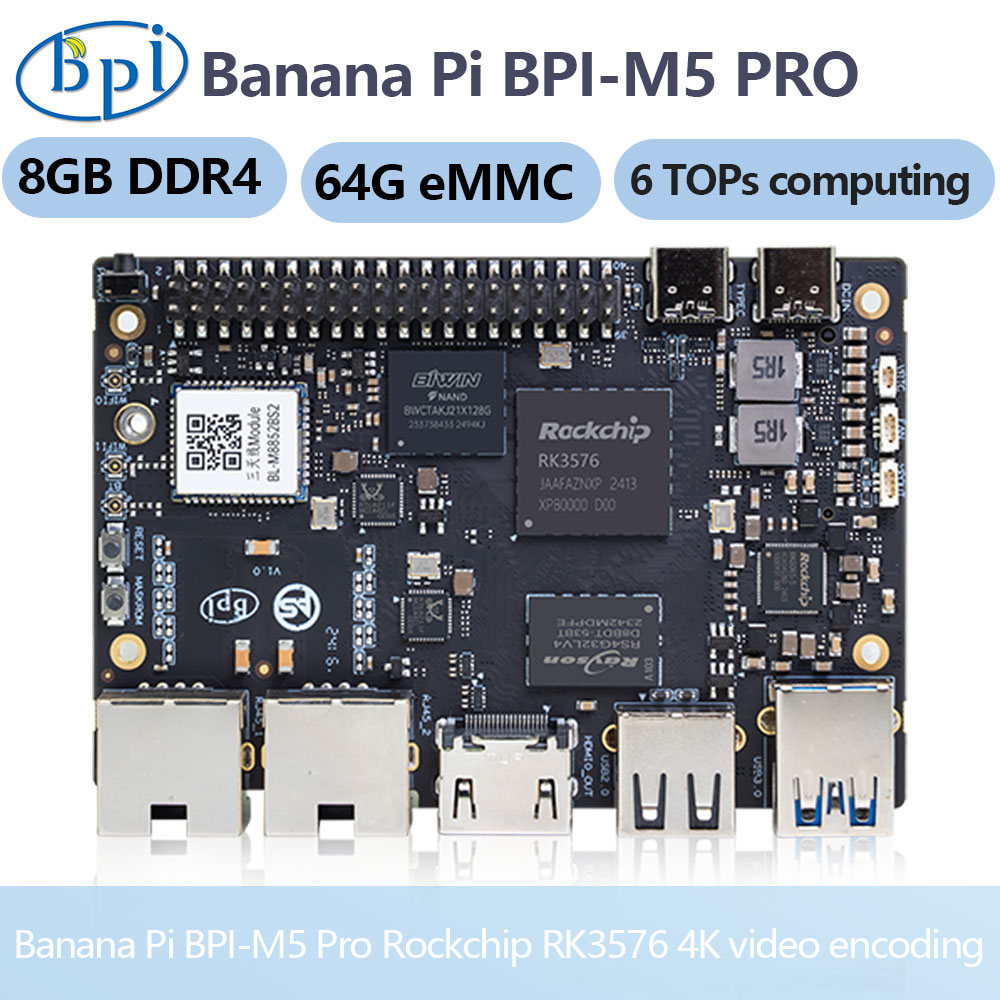 Banana Pi Bpi-m5 Pro Rockchip  - Banana Pi Bpi-M5 review and price